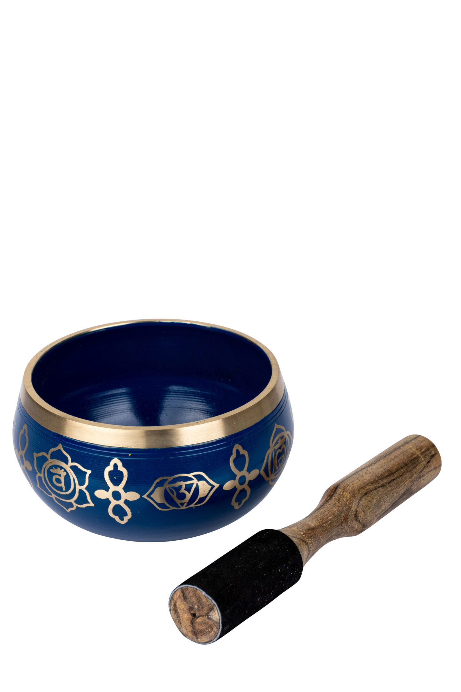 CUENCO DE METAL DECORADO A MANO EN VARIOS COLORES