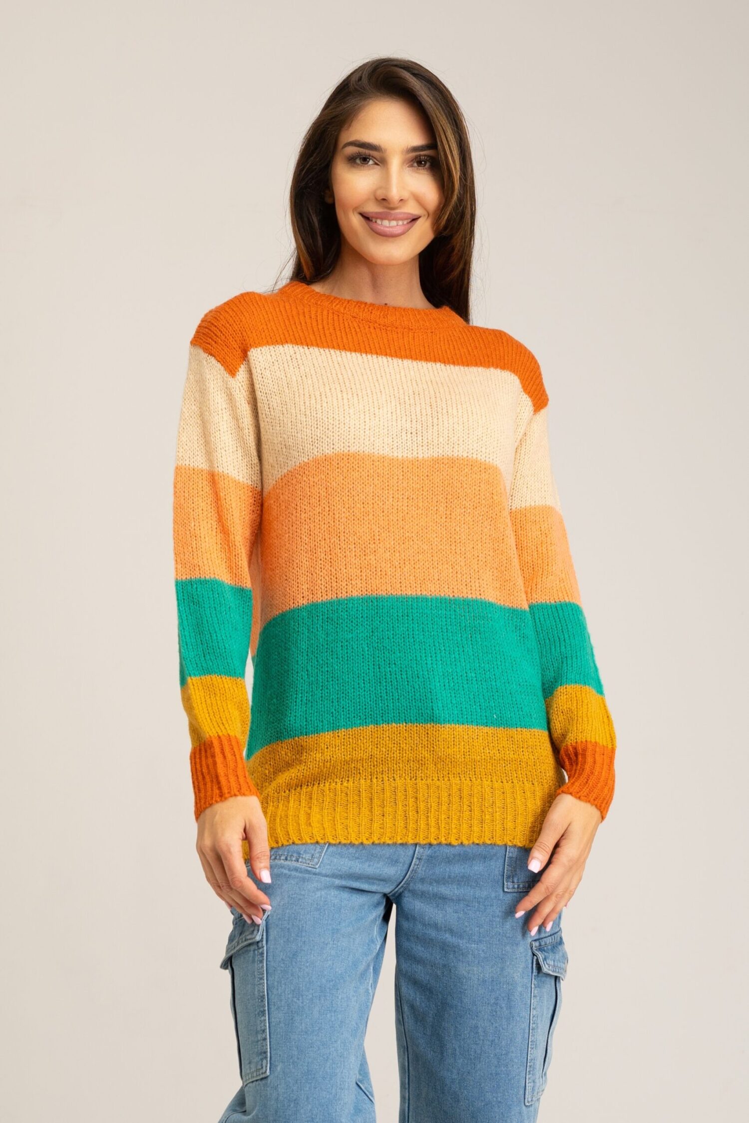 JERSEY CUELLO CAJA CON RAYAS