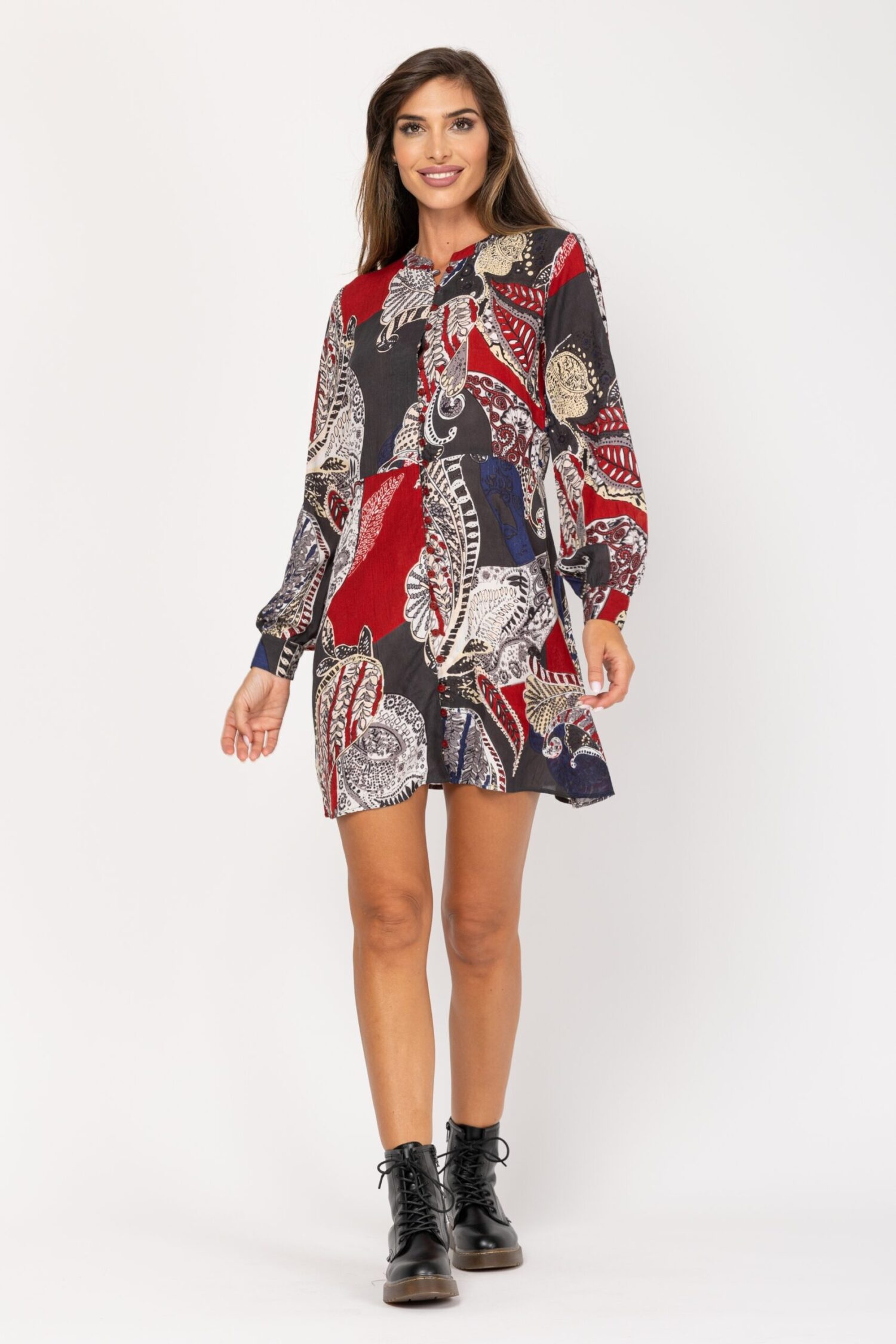 VESTIDO ESTAMPADO IC8067V