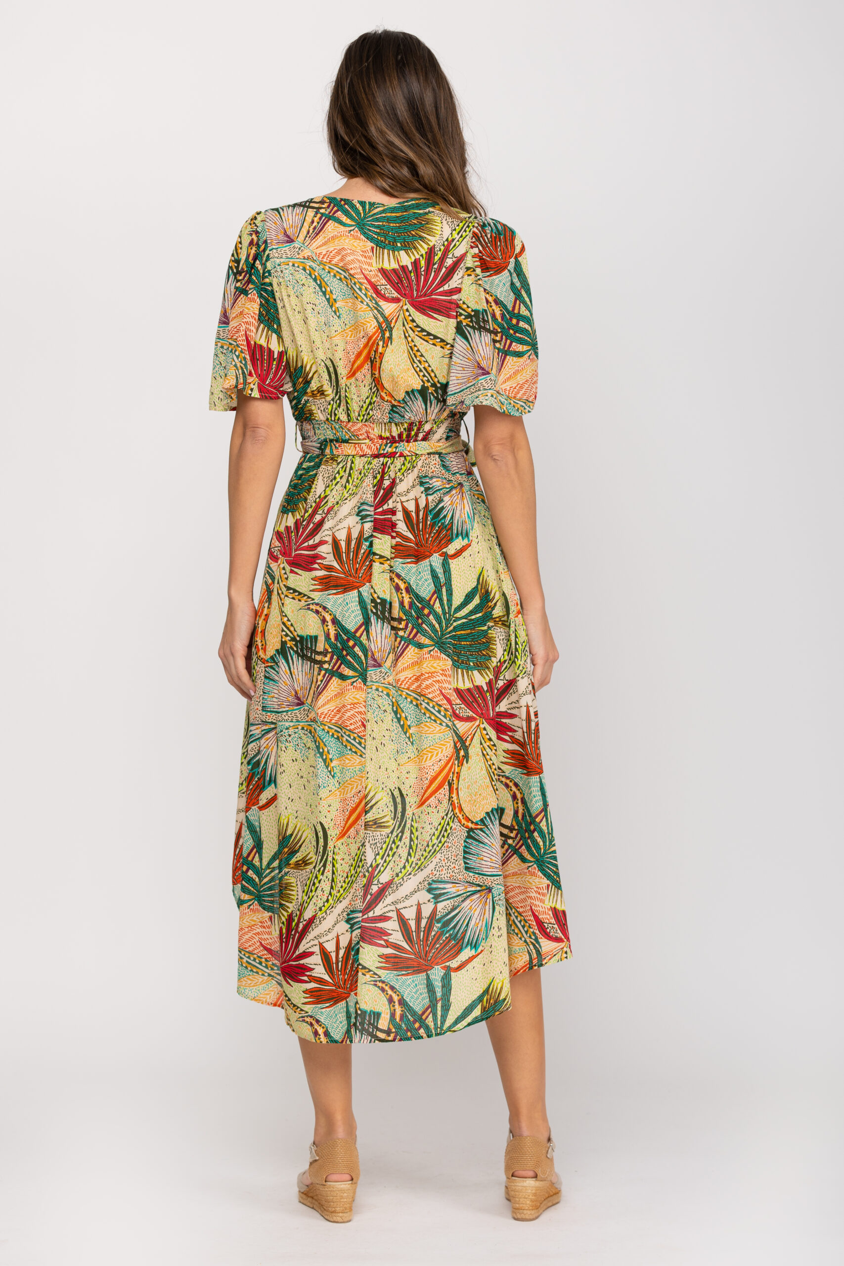 VESTIDO ESTAMPADO LARGO - Imagen 5