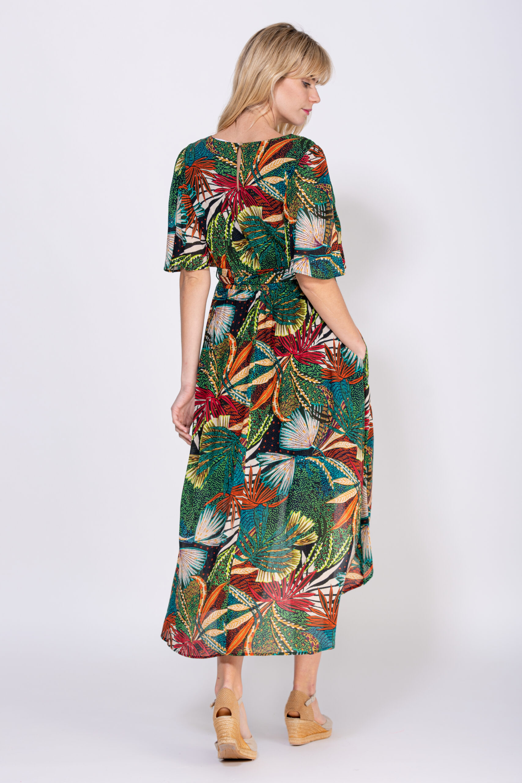 VESTIDO ESTAMPADO LARGO - Imagen 2